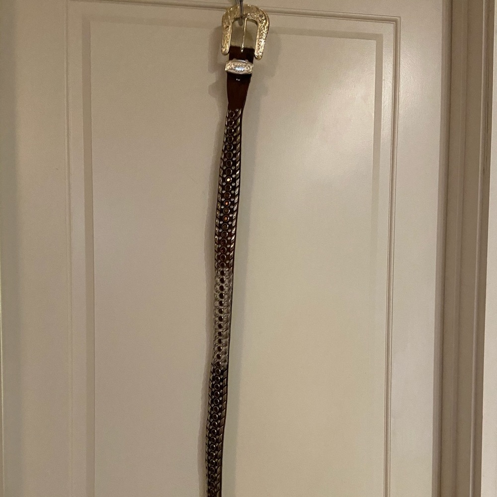 Cowhide Western Belt